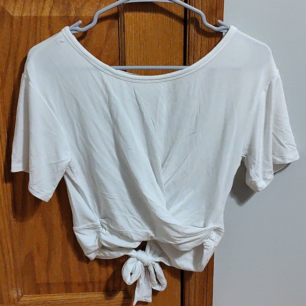 Victoria's Secret white crop top